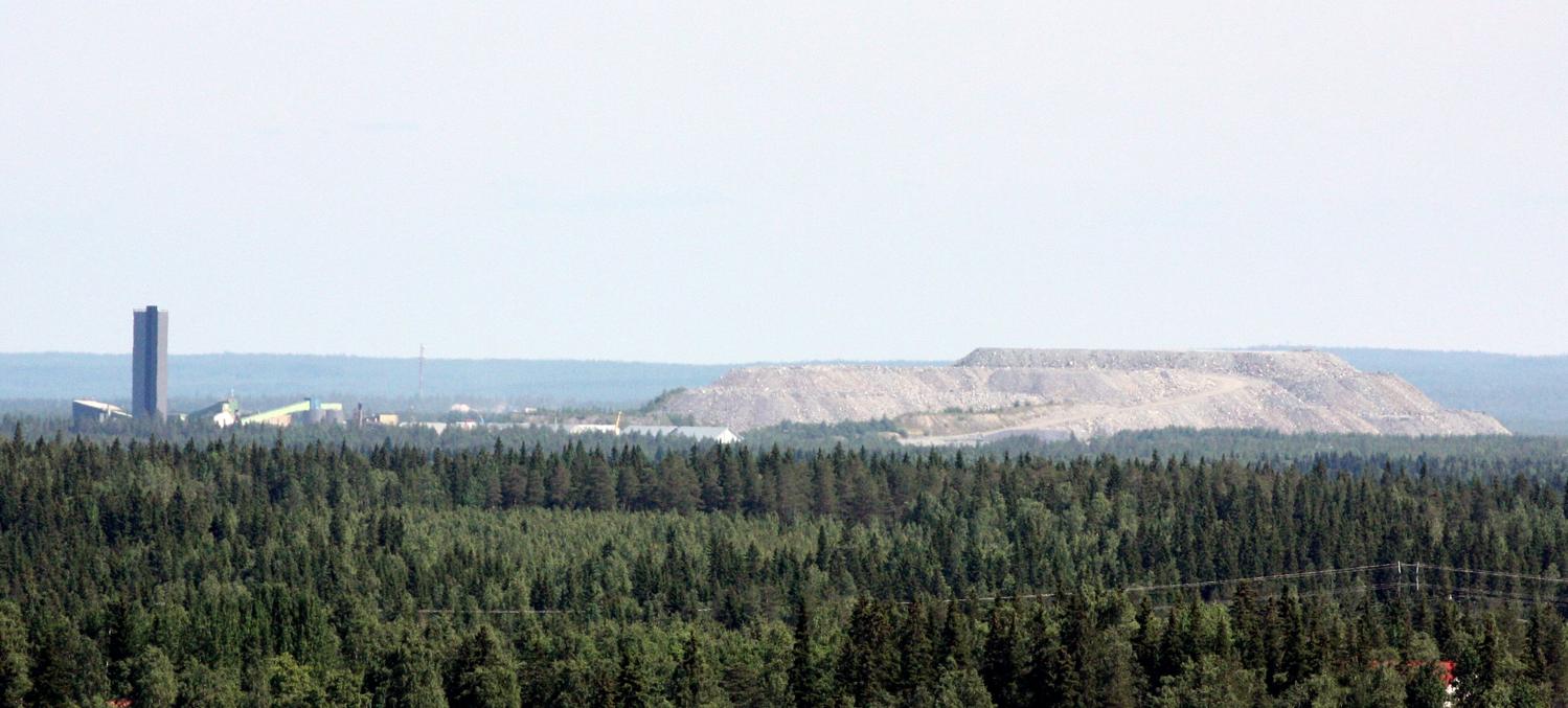 Рудник в 2011, вид со смотровой площадки городской администрации Кеми.  Фото из вики, CC0