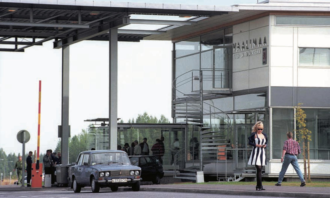 Новый пункт пропуска в Ваалимаа в 1996 году