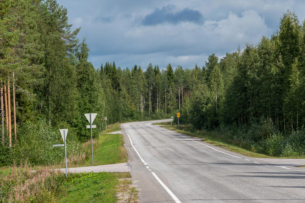 Первая "Кекконенская дорога", трасса 9070 Кухмо-Мойсиоваара. Август 2020