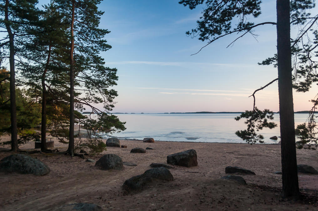 Берег в кемпинге Питкятхиекат