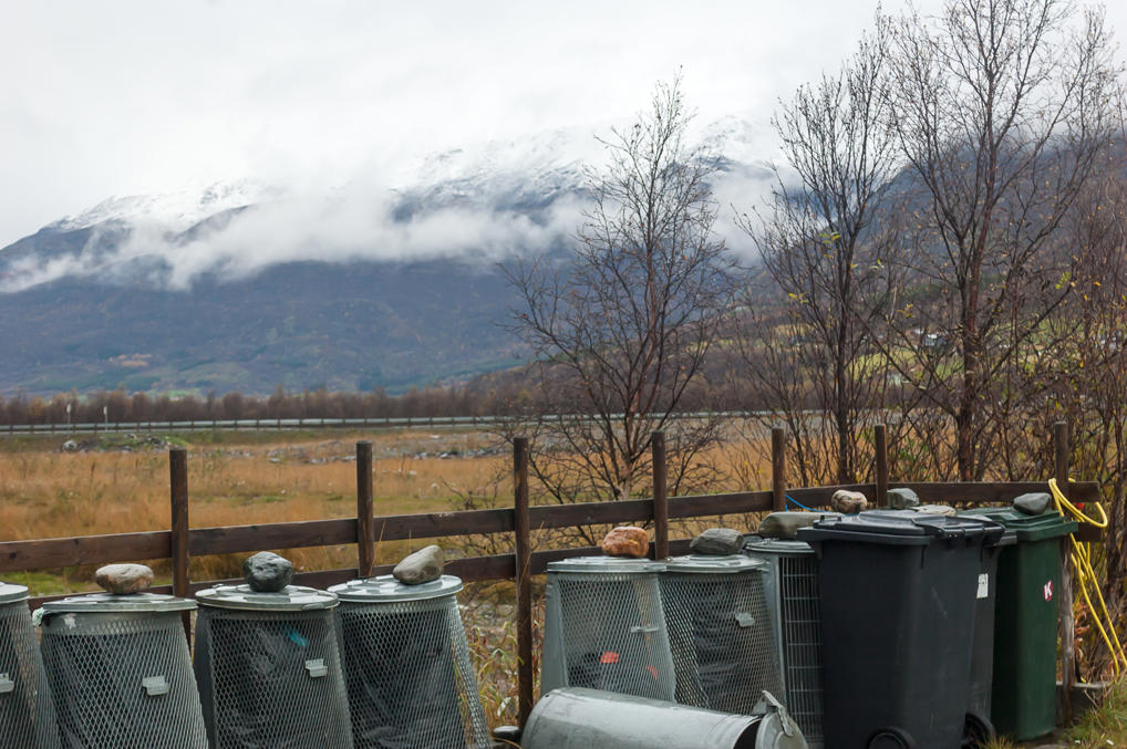 Мусорка в кемпинге Биртаварре