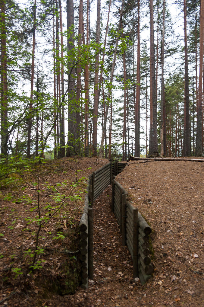 Траншея в национальном парке Петкельярви