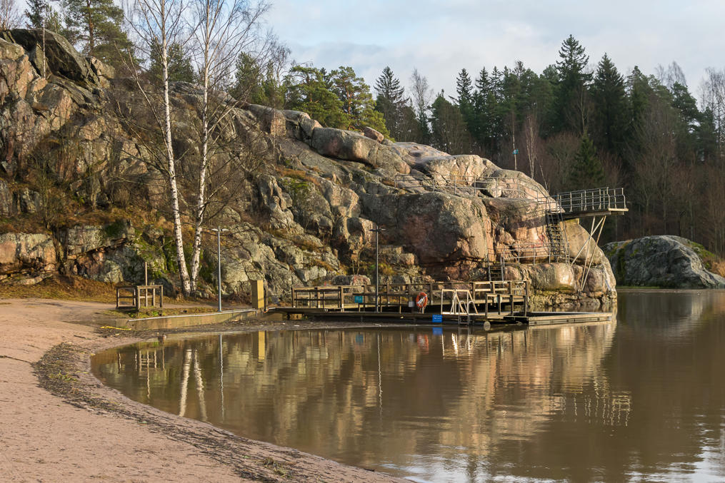 Пирункаллио и пляж