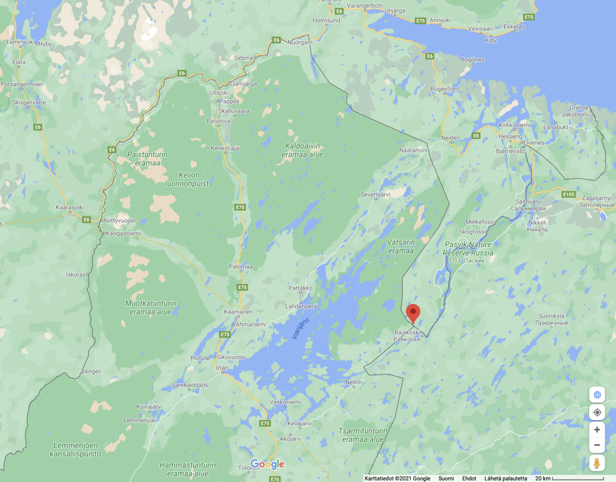 Расположение Муоткаваары