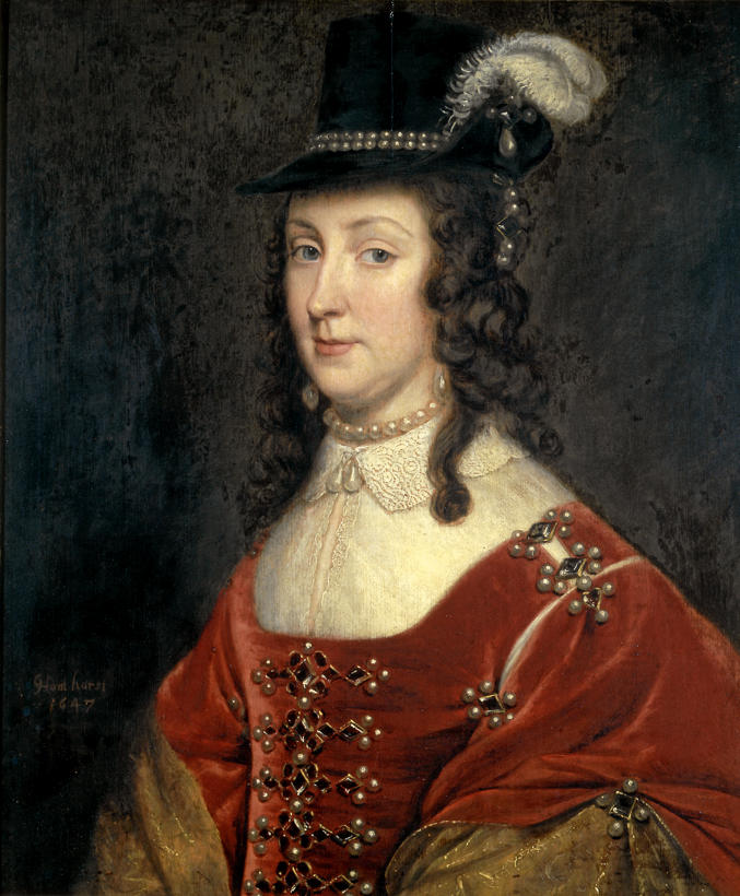 Графиня Леонора-Кристина Ульфельдт.  Портрет Геррита ван Хортхорста, 1647
