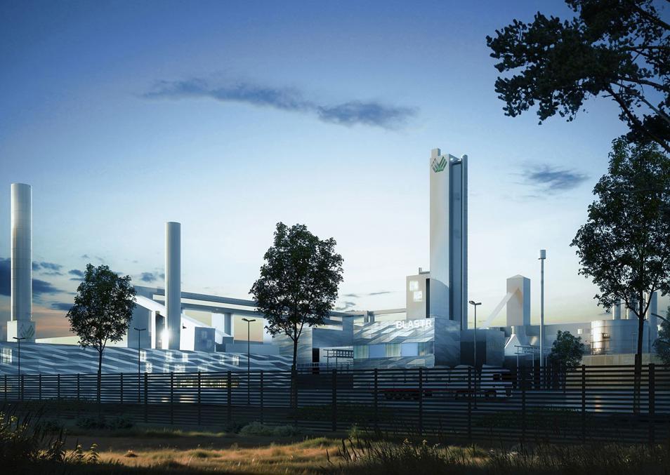 Рендер завода Blastr. Источник: blastr.no
